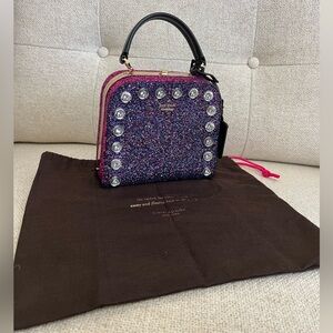 NEW stunning KATE SPADE NEW YORK | VIOLINA Glitter Bag | New w/ Tags & Dust Bag
